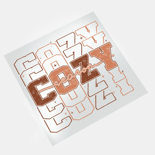 Fall Season: Cozy Season - DTF Transfer - Direct-to-Film