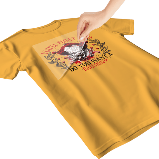 Retro Halloween: Do You Want A Balloon? - DTF Transfer - Direct-to-Film