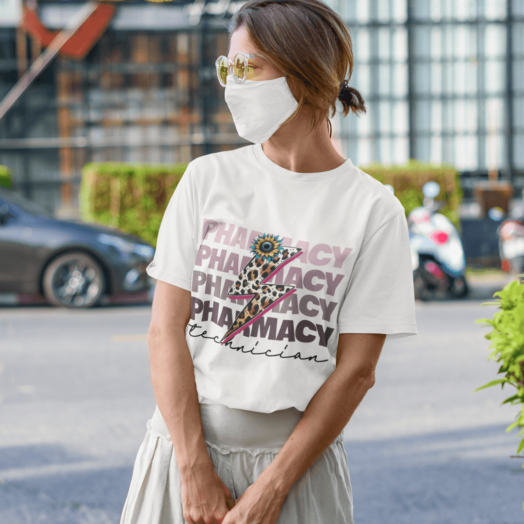 Pharmacy Technician: Sunflower Lightning - DTF Transfer - Direct-to-Film