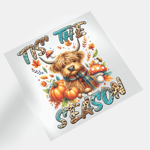 Halloween Heifer Cow: Tis' The Season - DTF Transfer - Direct-to-Film