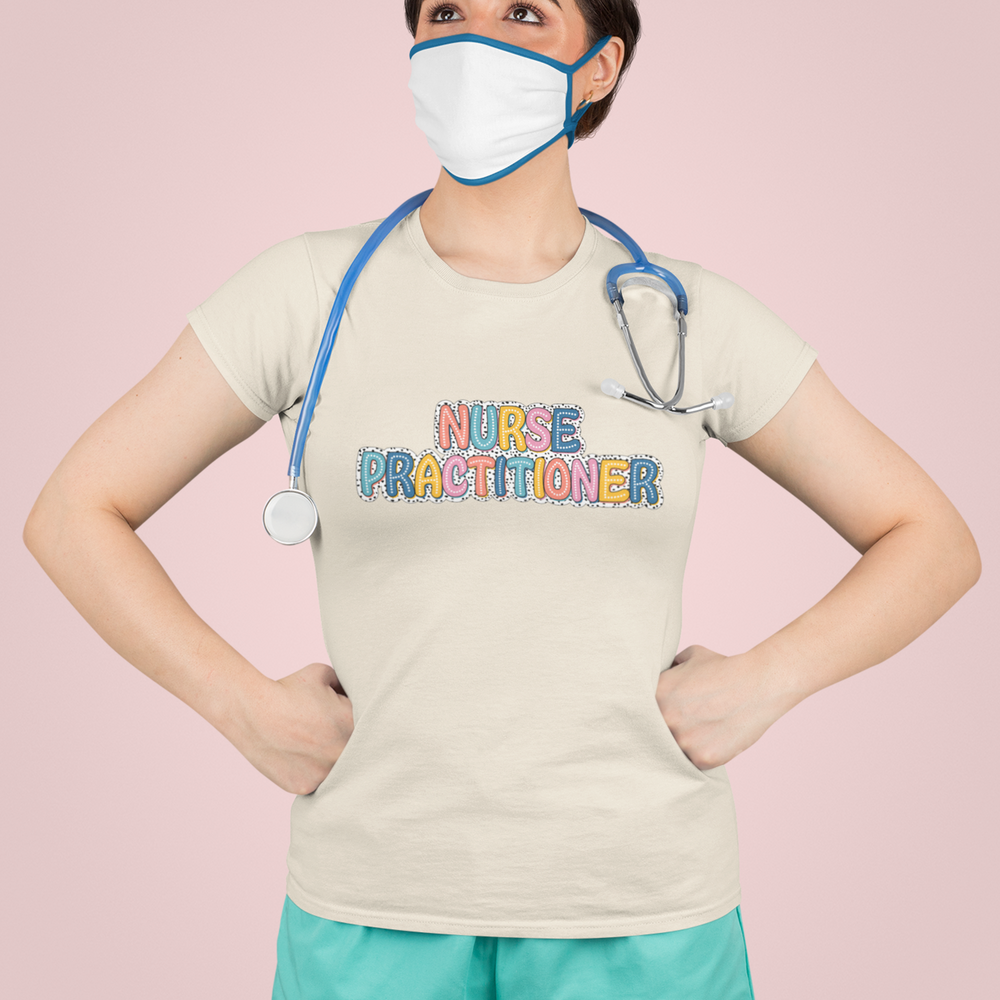 Nurse Practitioner - Dalmatian NP - DTF Transfer - Direct-to-Film