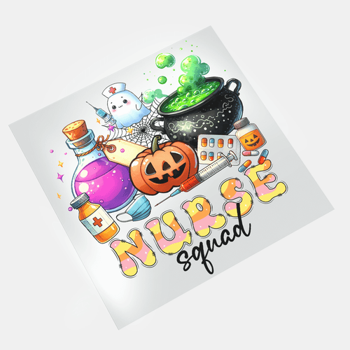Halloween Nurse: Nurse Squad - DTF Transfer - Direct-to-Film