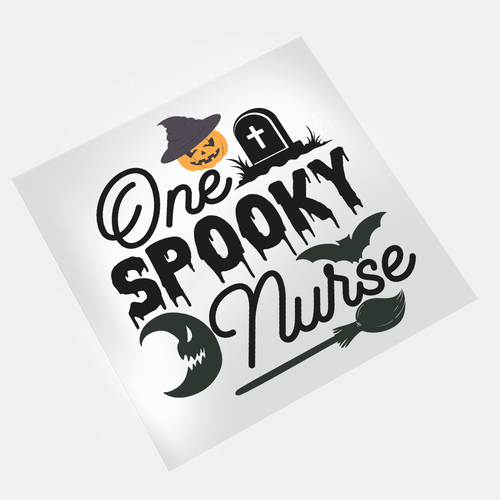 Spooky Nurse: One Spooky Nurse 2 - DTF Transfer - Direct-to-Film