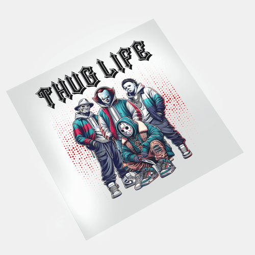 Thug Life Horror Movie: Thug Life 3 - DTF Transfer - Direct-to-Film