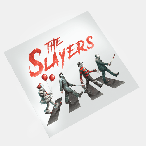 Halloween Horror Movie Straight Outta Nightmare: The Slayers - DTF Transfer - Direct-to-Film