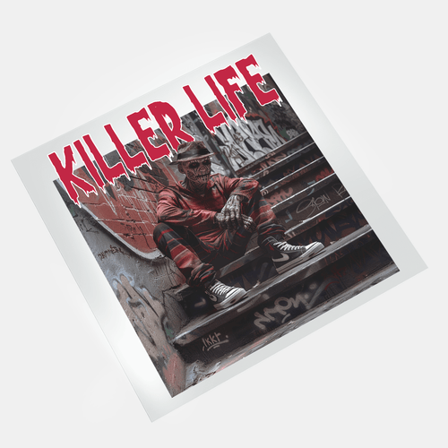 Halloween Horror Movie Straight Outta Nightmare: Killer Life - DTF Transfer - Direct-to-Film