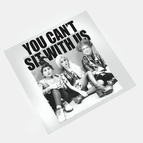 Halloween Horror Movie Straight Outta Nightmare: You can't sit with us - DTF Transfer - Direct-to-Film