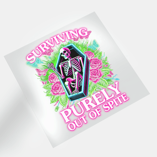 Halloween Salem Girls Trip - Surviving Purely Out Of Spite - DTF Transfer - Direct-to-Film