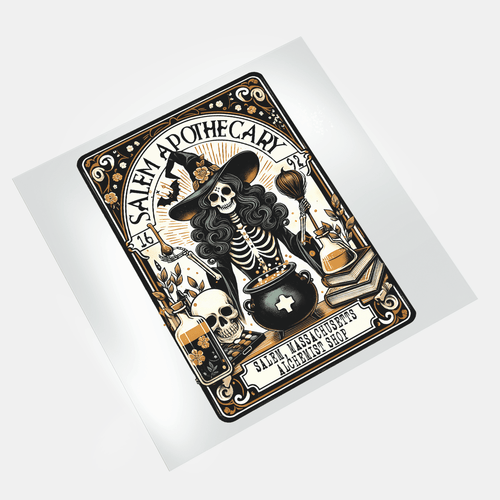 Halloween Salem Girls Trip - Salem Apothecary - DTF Transfer - Direct-to-Film