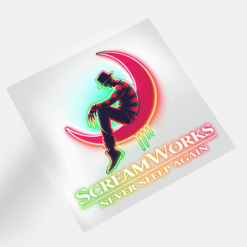 Halloween Neon Horror Movie - ScreamWorks - DTF Transfer - Direct-to-Film