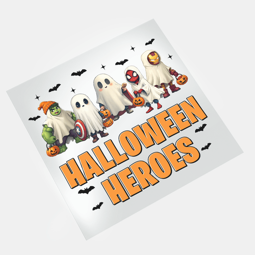 Super Spooky Halloween: Halloween Heroes 1 - DTF Transfer - Direct-to-Film