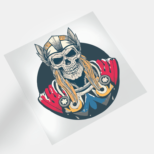 Super Spooky Halloween: Spooky Thor - DTF Transfer - Direct-to-Film