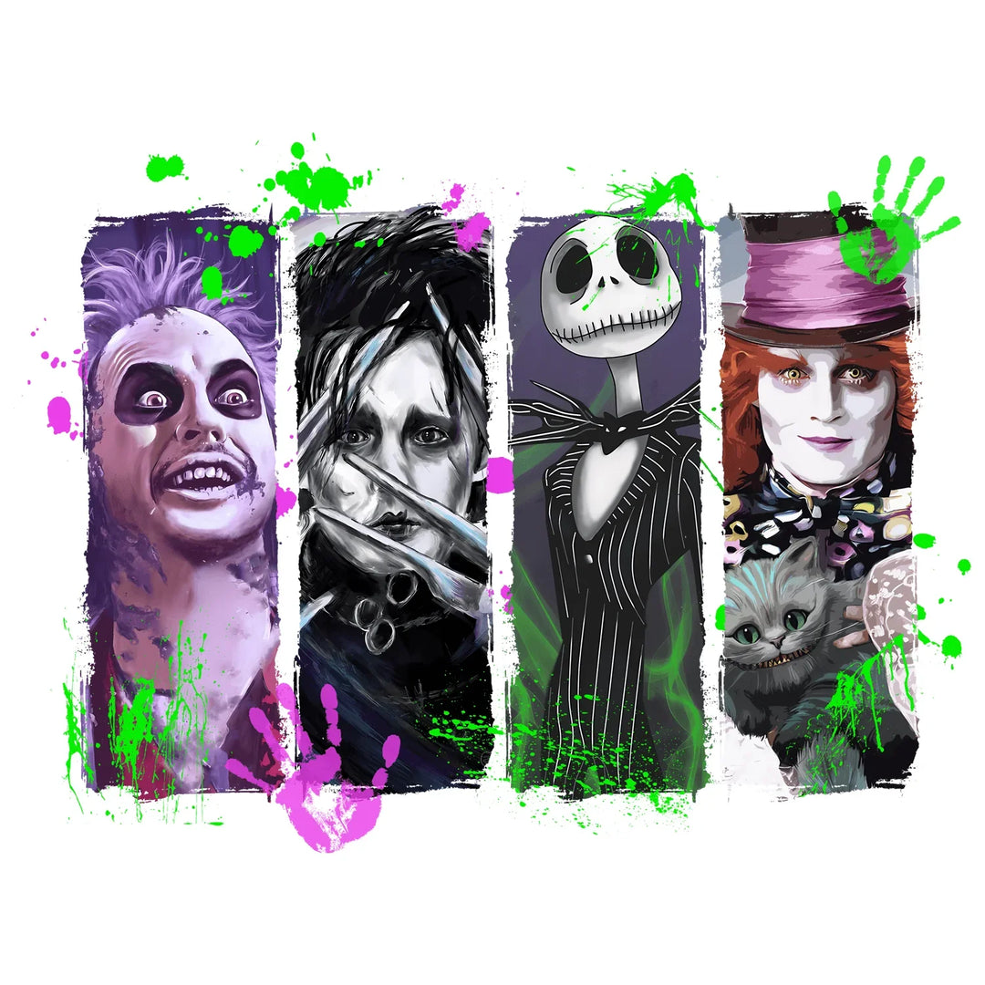 The Burtons Halloween - The Burtons 2 - DTF Transfer - Direct-to-Film