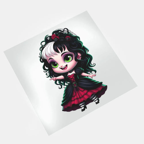 The Burtons Halloween - Lydia Deetz - DTF Transfer - Direct-to-Film