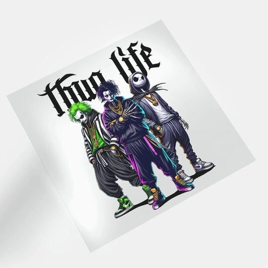 The Burtons Halloween - Thug Life 2 - DTF Transfer - Direct-to-Film