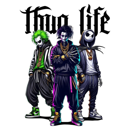 The Burtons Halloween - Thug Life 2 - DTF Transfer - Direct-to-Film