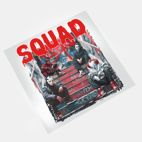 Halloween Horror Squad - Squad 4 - DTF Transfer - Direct-to-Film