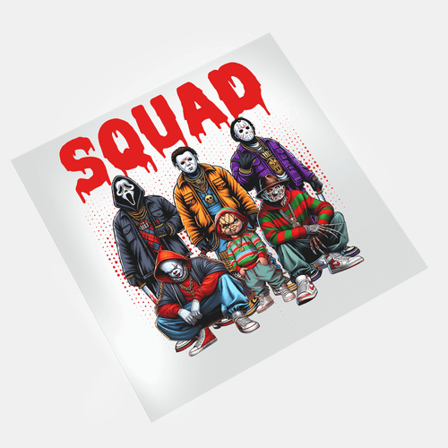 Halloween Horror Squad - Squad 6 - DTF Transfer - Direct-to-Film