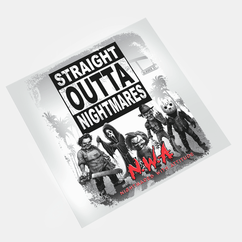 Nightmares With Attitude - Straight Outta Nightmares - DTF Transfer - Direct-to-Film