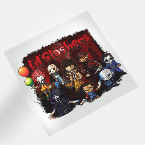 Nightmares With Attitude - Lil Slashers - DTF Transfer - Direct-to-Film