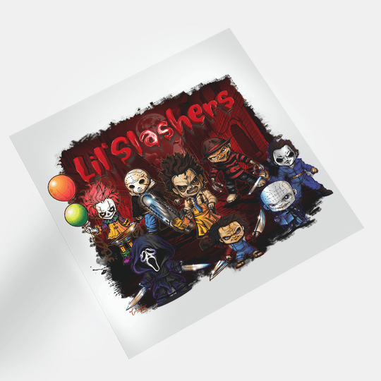 Nightmares With Attitude - Lil Slashers - DTF Transfer - Direct-to-Film