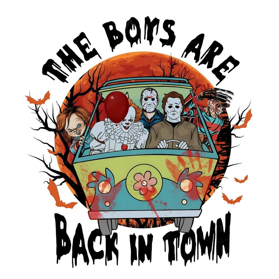 Halloween Boys Of Fall - Back In Town - DTF Transfer - Direct-to-Film