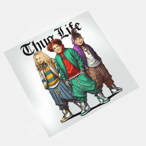Female Thug Life - The Squad 4 - DTF Transfer - Direct-to-Film