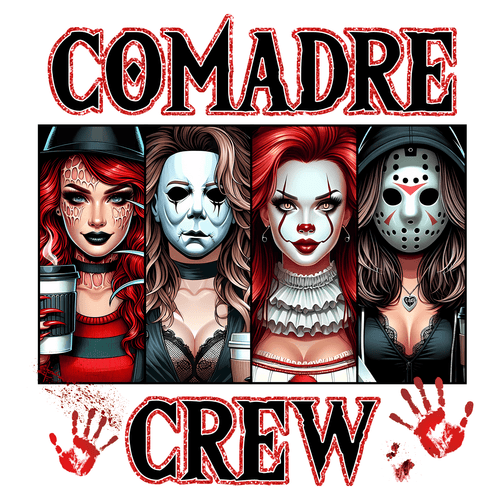 Female Thug Life - Comadre Crew 4 - DTF Transfer - Direct-to-Film