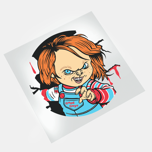The Plastics Halloween - Chucky 1 - DTF Transfer - Direct-to-Film