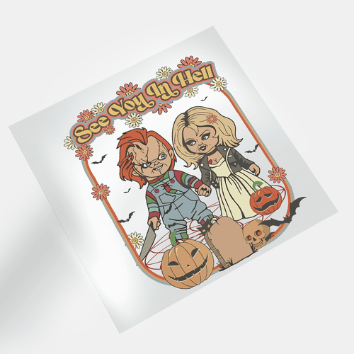 The Plastics Halloween - See You In Hell 1 - DTF Transfer - Direct-to-Film