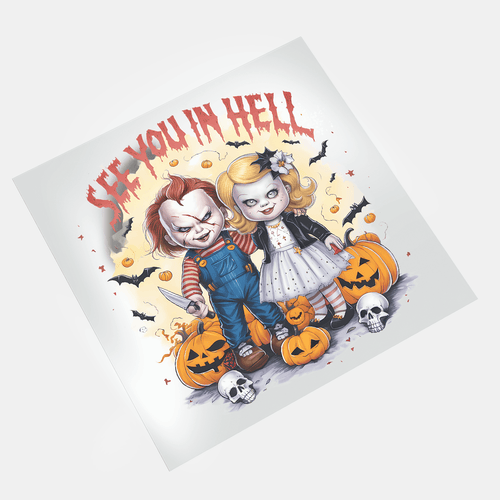 The Plastics Halloween - See You In Hell 2 - DTF Transfer - Direct-to-Film