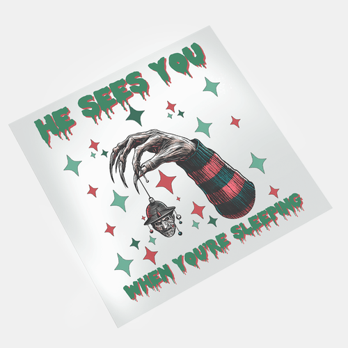 Have A Killer Christmas - Me Sees You  - DTF Transfer - Direct-to-Film
