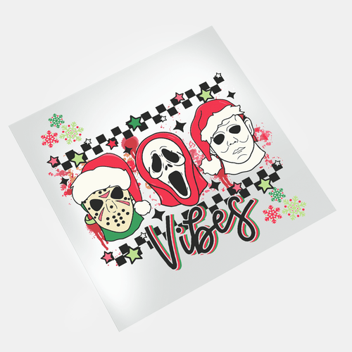 Have A Killer Christmas - Killer Vibes - DTF Transfer - Direct-to-Film