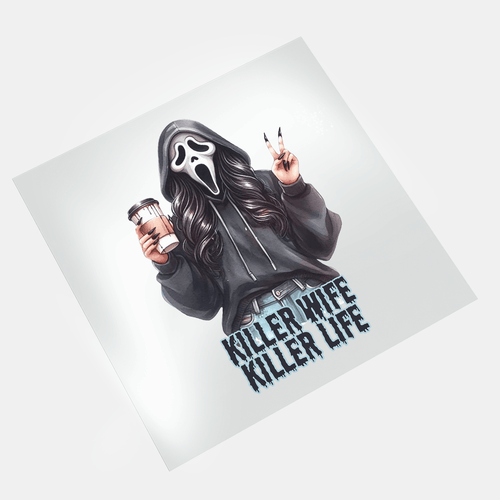 Killer Wife Killer Life - Reaper Wife 2 - DTF Transfer - Direct-to-Film