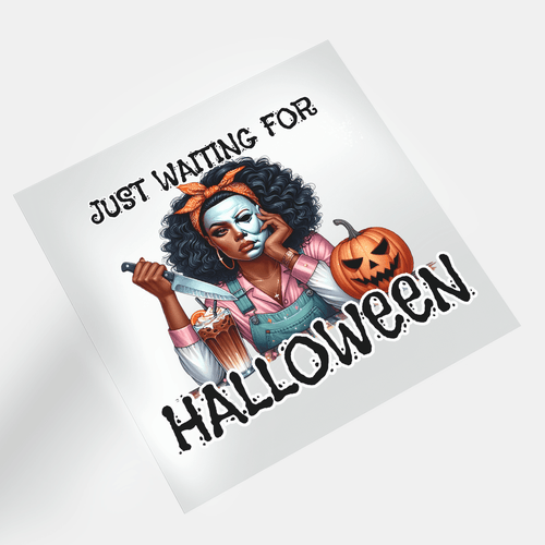 Waiting For Halloween - Michael Myers - DTF Transfer - Direct-to-Film
