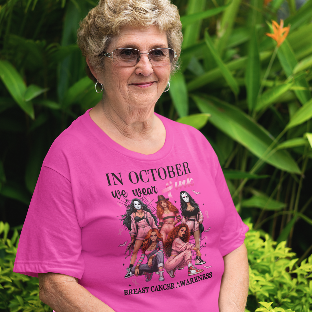 Pink October Breast Cancer Awareness - October is Pink Month - DTF Transfer - Direct-to-Film