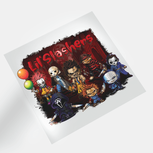 Little Slashers - The Gang 1 - DTF Transfer - Direct-to-Film