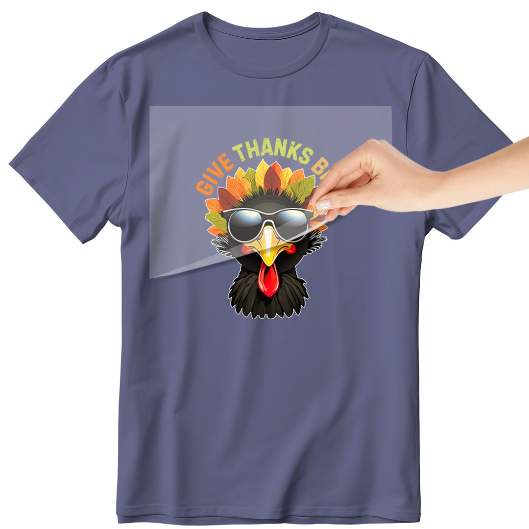 Thanksgiving Gobble Squad - Give Thanks Bro - DTF Transfer - Direct-to-Film