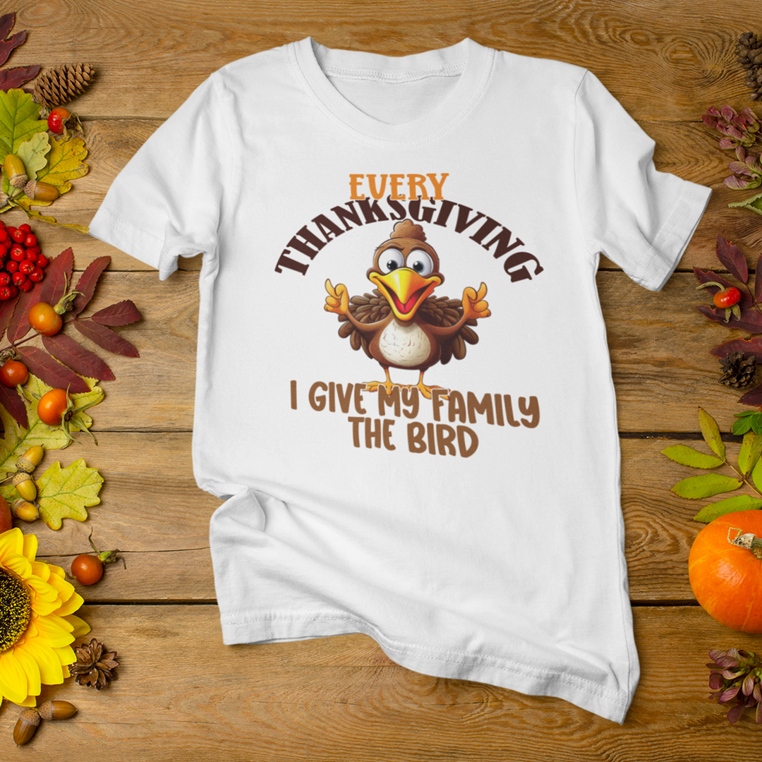 Thanksgiving Gobble Squad - Give My Family the Bird - DTF Transfer - Direct-to-Film