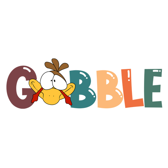 Thanksgiving Gobble Squad - Gobble  - DTF Transfer - Direct-to-Film