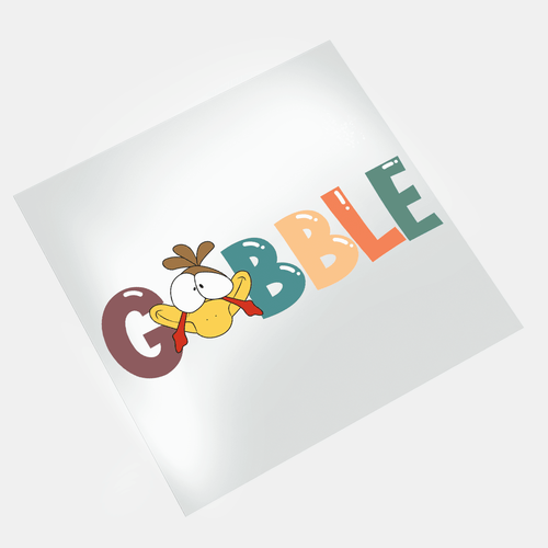 Thanksgiving Gobble Squad - Gobble  - DTF Transfer - Direct-to-Film