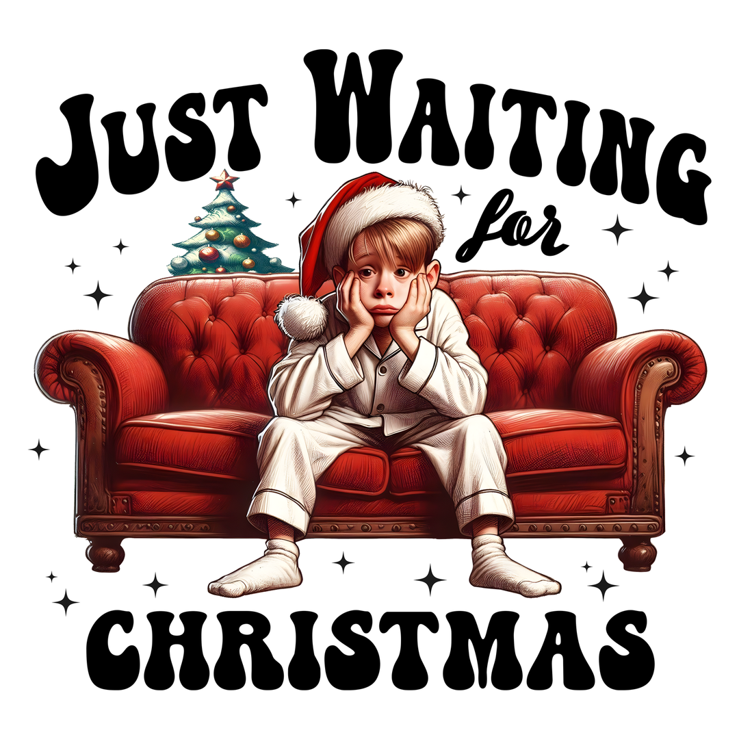 Waiting For Christmas - Just Waiting For Christmas 5 - Kevin - DTF Transfer - Direct-to-Film