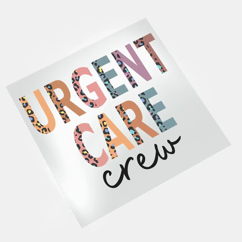 Urgent Care Nurse - Leopard Print 2 - DTF Transfer - Direct-to-Film