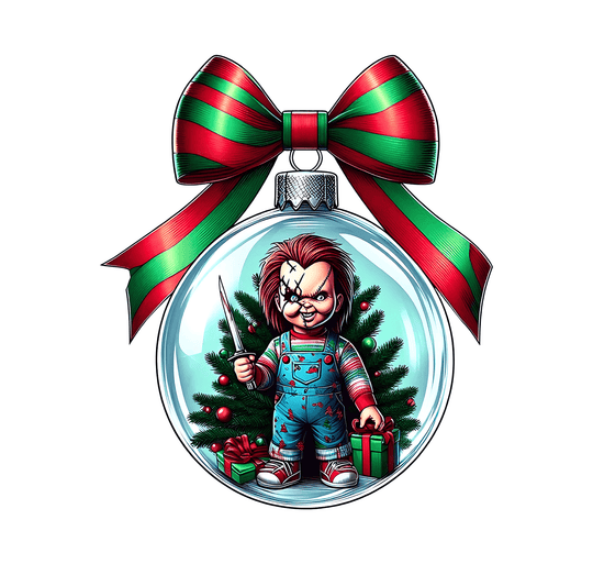 Spooky Christmas: Chucky - DTF Transfer - Direct-to-Film