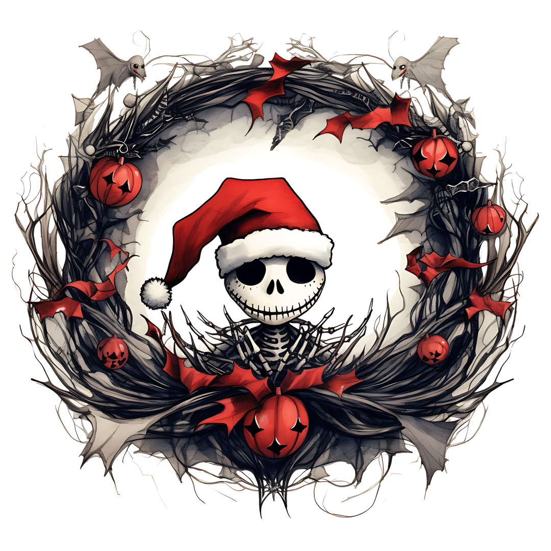 Spooky Christmas: Jack Skellington - DTF Transfer - Direct-to-Film