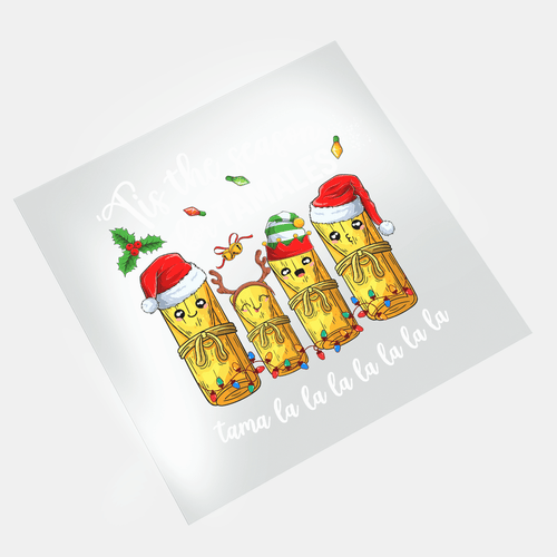 Hispanic Christmas: Tamales - DTF Transfer - Direct-to-Film