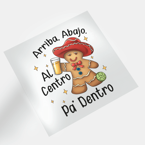 Hispanic Christmas: Gingerbread - DTF Transfer - Direct-to-Film