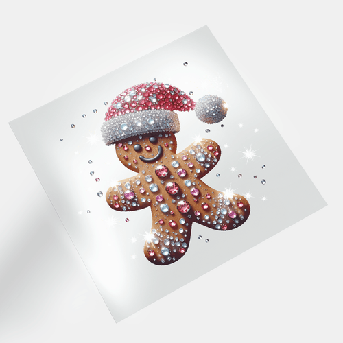 Sparkling Christmas - Sparkling GingerBread - DTF Transfer - Direct-to-Film