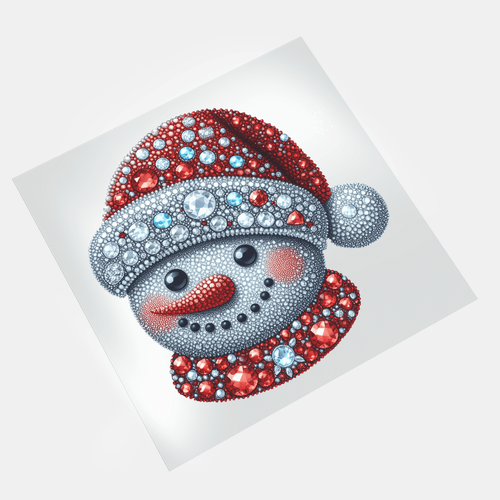 Sparkling Christmas - Sparkling Snowman - DTF Transfer - Direct-to-Film