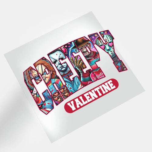 Horror Hearts Creepy Valentine 1 - DTF Transfer - Direct-to-Film